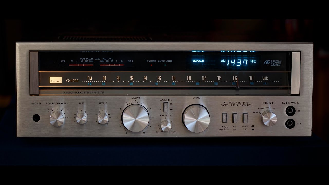Sansui G4700 Receiver- Vintage Audio Review Episode #154 - YouTube