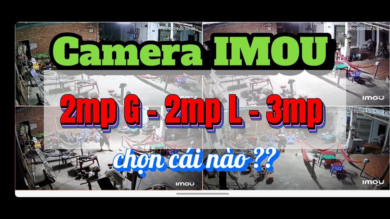 So sánh camera Imou 2mp và 3mp #camera #imou - YouTube