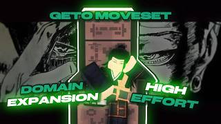 HIGH EFFORT GETO MOVESET + CODE | [JJS SKILLBUILDER] #jjs #skillbuilding #tsb #roblox