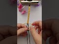 Golden bow, hand-woven rope, purely hand-woven rope, hand-made rope weaving with zero basics, ha