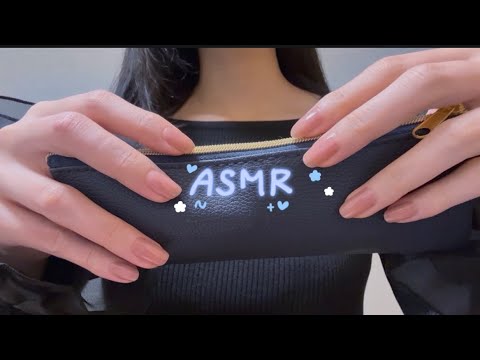 【ASMR】眠くなる文房具の音✂️📒📎/紙・電卓・筆箱などの音/tapping/scratching