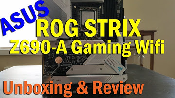 The ASUS ROG Strix Z690-A Gaming Wifi D4 Intel Motherboard | Unboxing, Installation, BIOS & Review