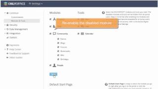 Set up access rights on your ONLYOFFICE portal