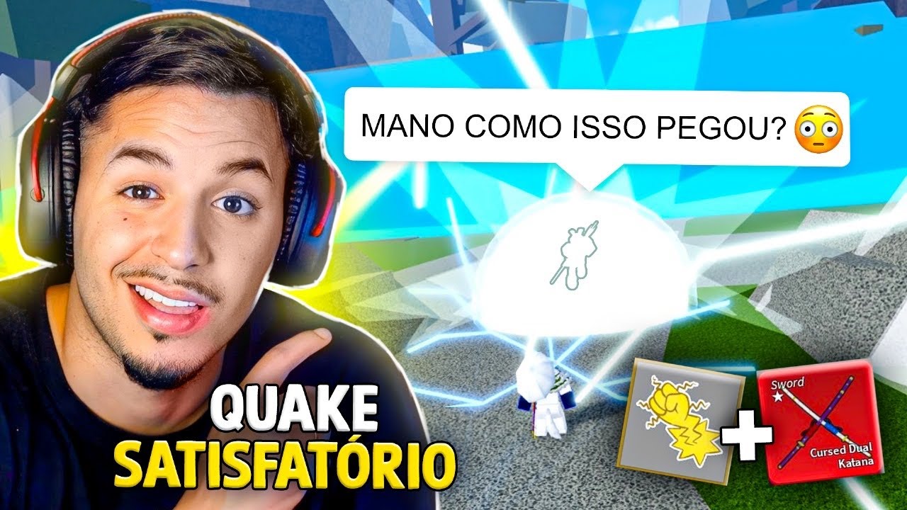 o COMBO de QUAKE mais SATISFATÓRIO do Blox Fruits 😳🔥