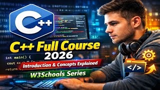 C++ Full Course 2026 | Complete Introduction & Concepts Explained (W3Schools Series)