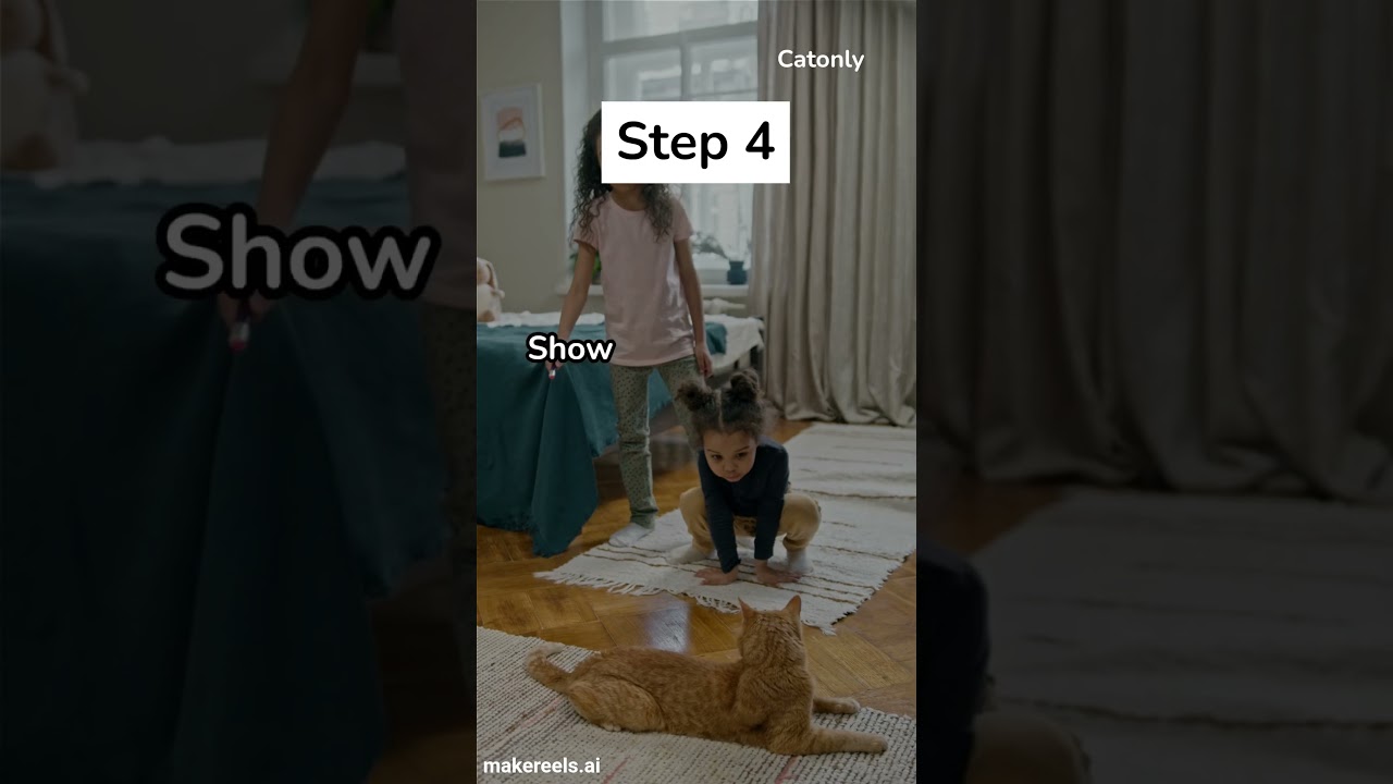 How To Train Your Cat To Play Safely With kids|🐾 