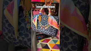 Coach Denim Rowan #handbags #bagsonline #bag #coachbag #coachoutlet #denimbag #coachny