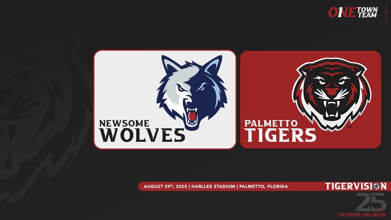 Newsome Wolves at Palmetto Tigers (Varsity Football | 08.29.2025)