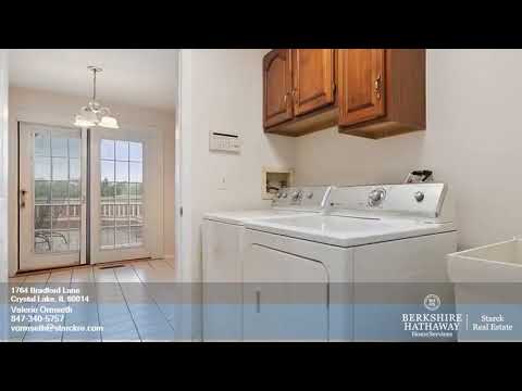 1764 Bradford Lane, Crystal Lake, IL home video tour