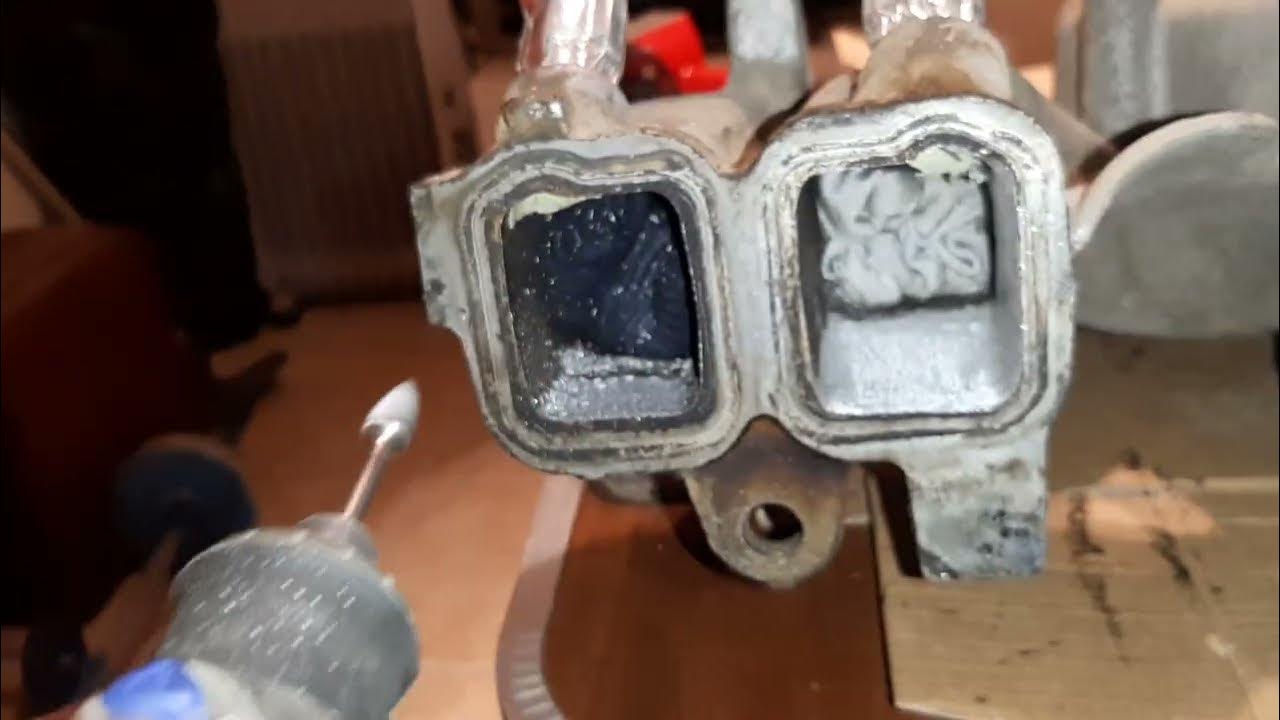 How to port match jeep cherokee xj intake manifold port matching youtube