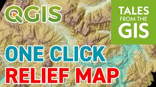 Create a RELIEF MAP IN ONE CLICK with QGIS 3 screenshot 3