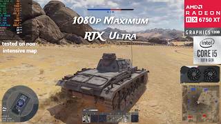 War Thunder | RX 6750 XT + i5 10400 | 1080p Max w RTX Ultra