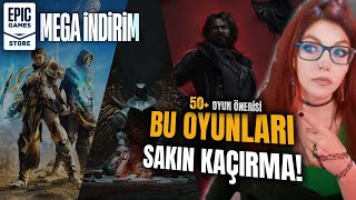 SON KALE! - BÜYÜK EPIC İNDİRİMİNDEN HANGİ OYUNLARI ALDIM? | 50+ OYUN ÖNERİSİ!