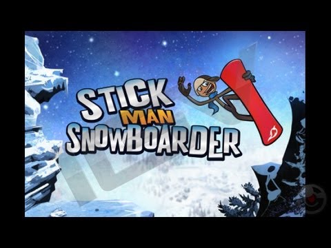 Stickman Snowboarder - iPhone Gameplay Video