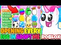 I Opened EVERY EGG in Adopt Me to Get LEGENDARY PETS! Roblox Adopt Me