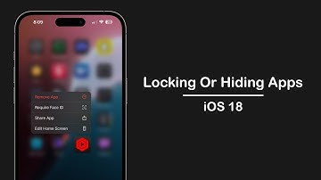 How To Lock Or Hide A App | iOS 18