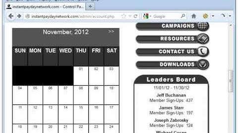 Instant Payday Network - Back Office