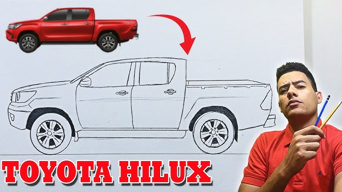 Falcon Art Drawings Br🇧🇷 on X: Como desenhar HILUX Rebaixada.:   via @  / X