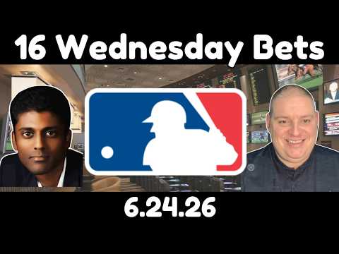 Wednesday MLB Picks - 6/24/26 l Craig Trapp & Indian Cowboy MLB Betting Picks & Baseball Predictions