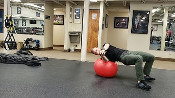 OBLIQUES- Stability Ball Torso Rotation