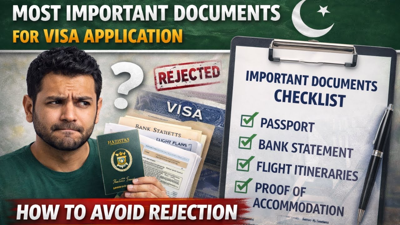 Most Important Documents for Visa Application | How to Avoid Rejection | Important Visa Documents