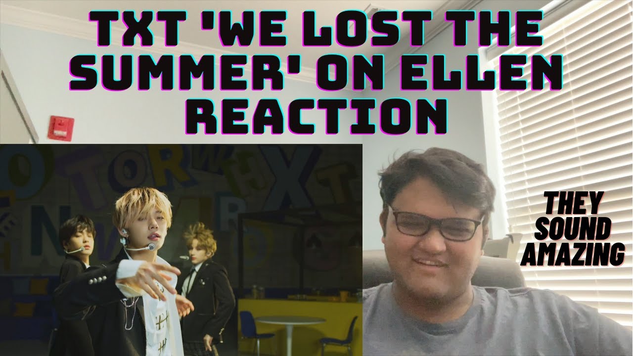 TXT 'We Lost The Summer' Ellen Show Performance Reaction | "They Sound So Good!"