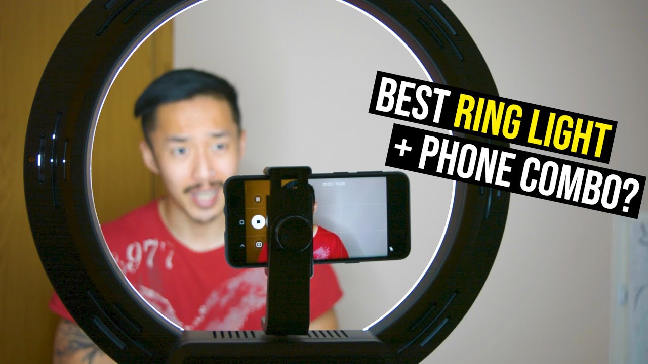 Selfie Ring Light - Phone holder - tripod mounted by kurtvdv - MakerWorld