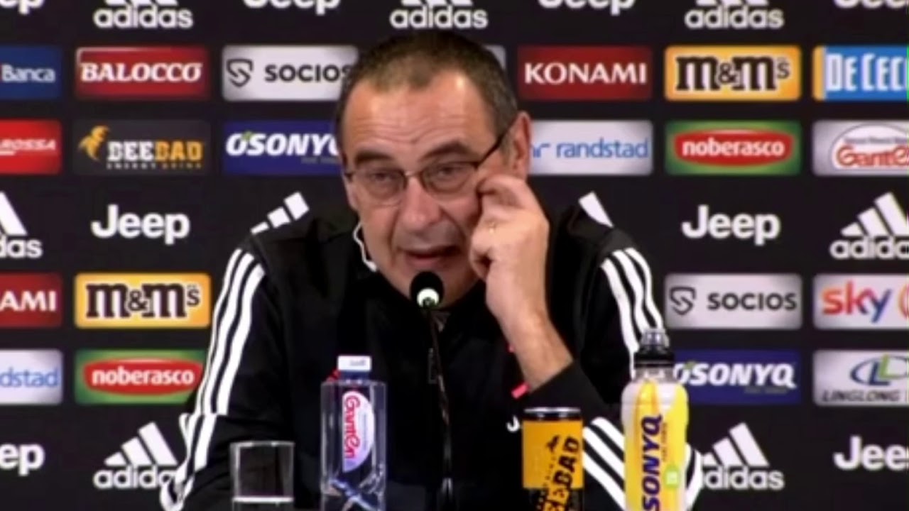 Conferenza stampa pre Juventus-Fiorentina 1/2/2020 - YouTube
