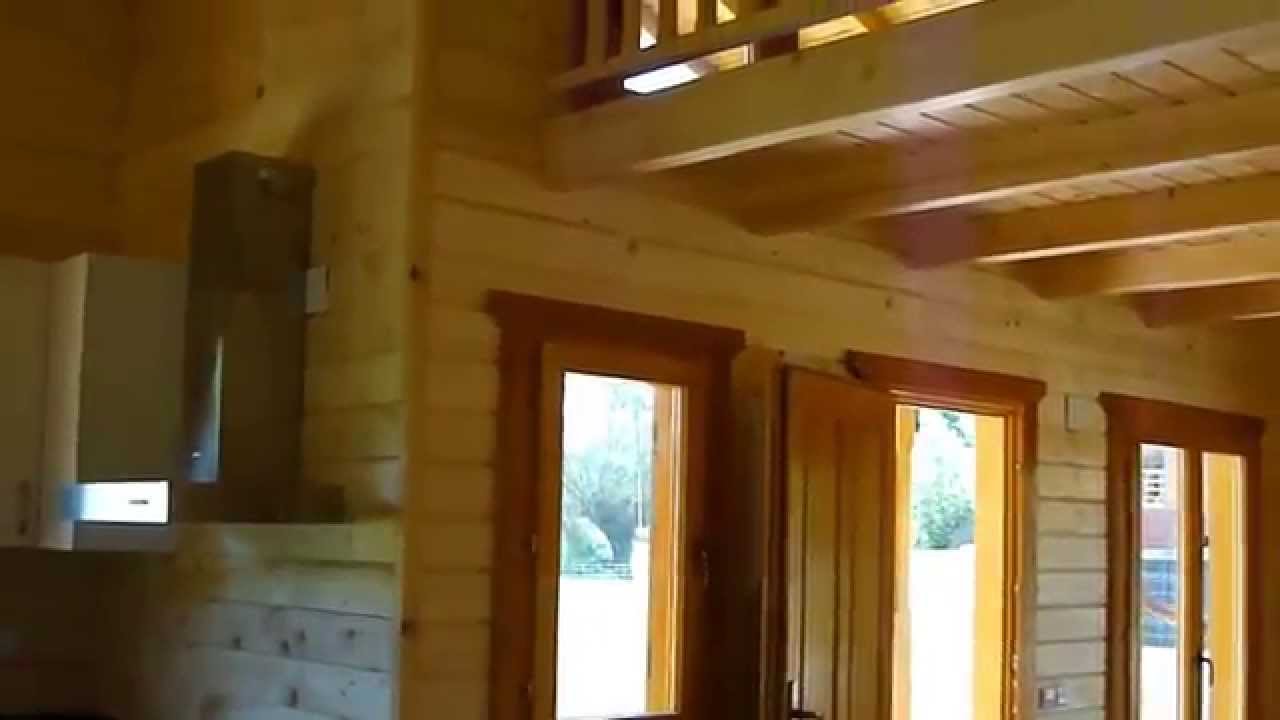 Casa de madera Panoramic con buhardilla - YouTube