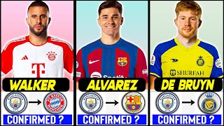 ALL LATEST CONFIRMED TRANSFER SUMMER AND RUMOURS 2024✅Maguire, Alvarez, Mbappe 🔥