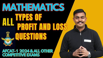AFCAT 1 2024| MATHS|PROFIT AND LOSS | EVERY TYPE OF QUESTIONS | LEARN MATH| SANDEEP BANSAL SIR