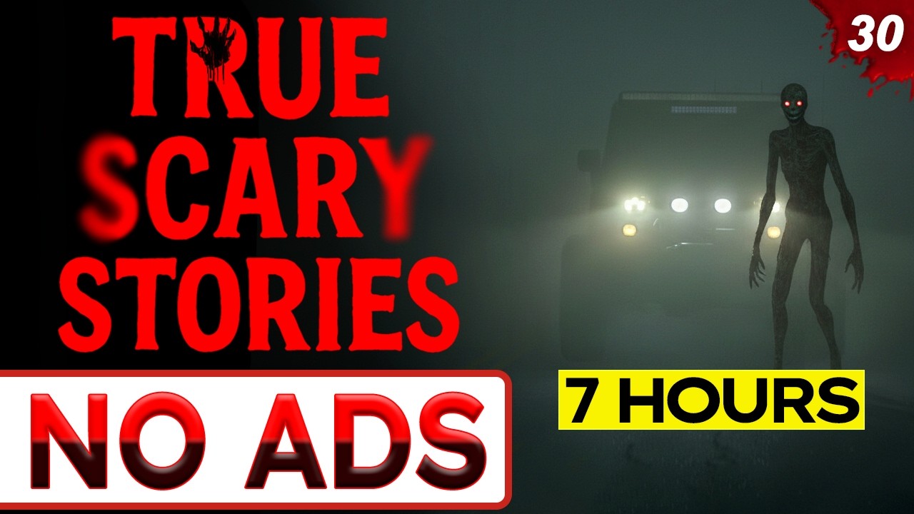 🔴 NO ADS 🔴 7 HOURS of TRUE Scary Stories for Sleep | Rain Sounds | Ep. 30