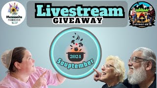 Souptember Livestream Giveaway
We are celebrating the end of Souptember with a party.
Youtube, and its its affiliates and stream yard are NOT sponsoring this giveaway. It is solely on the Mennonite Farm House channel and Lazy Dayz Ahead YouTube channels.
To collect your prize, you know email MennoniteFarmhouse@gmail.com to claim your prize within 48 hours of this video live stream or you forfeit prize. Souptember Livestream Giveaway