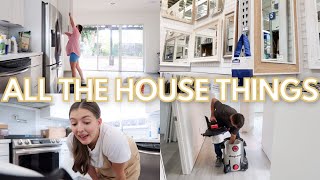 LESS THAN A WEEK UNTIL WE MOVE IN! 🥳 | home reno updates, lowe&#39;s haul, cleaning the house!