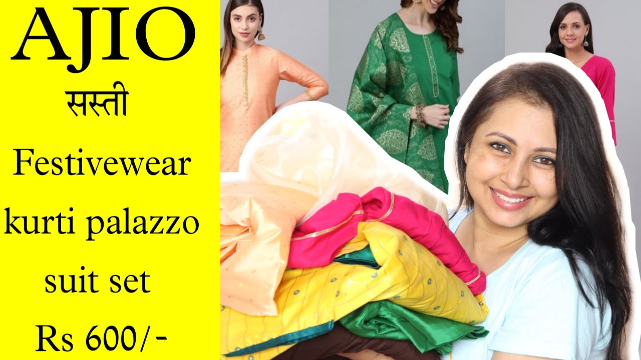 Buy Yellow Kurta Suit Sets for Women by GULMOHAR JAIPUR Online | Ajio.com