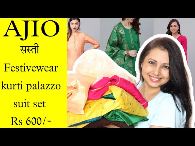 Buy Sky Blue Kurta Suit Sets for Women by JC4U Online | Ajio.com