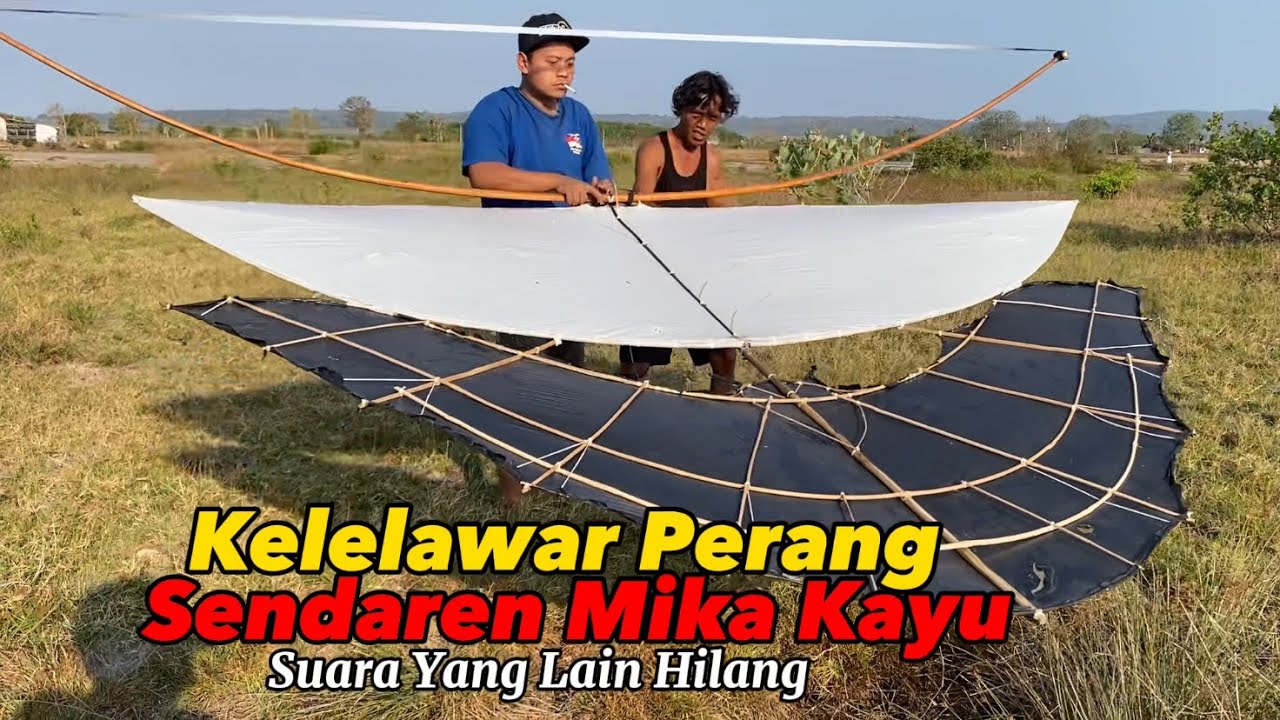 Layangan Kelelawar Spek Mika Tempur Dibawa Kopdar Bikin Onar