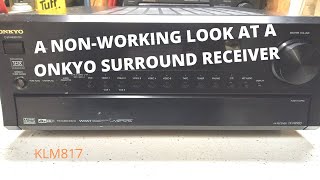 A quick look at a Onkyo receiver - YouTube