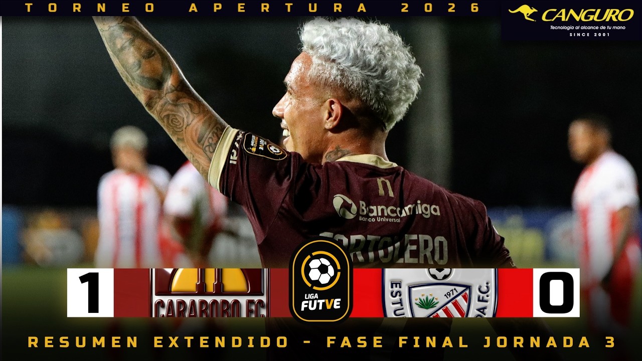 RESUMEN EXTENDIDO | Carabobo - Estudiantes | Liga FUTVE Triunfobet ...