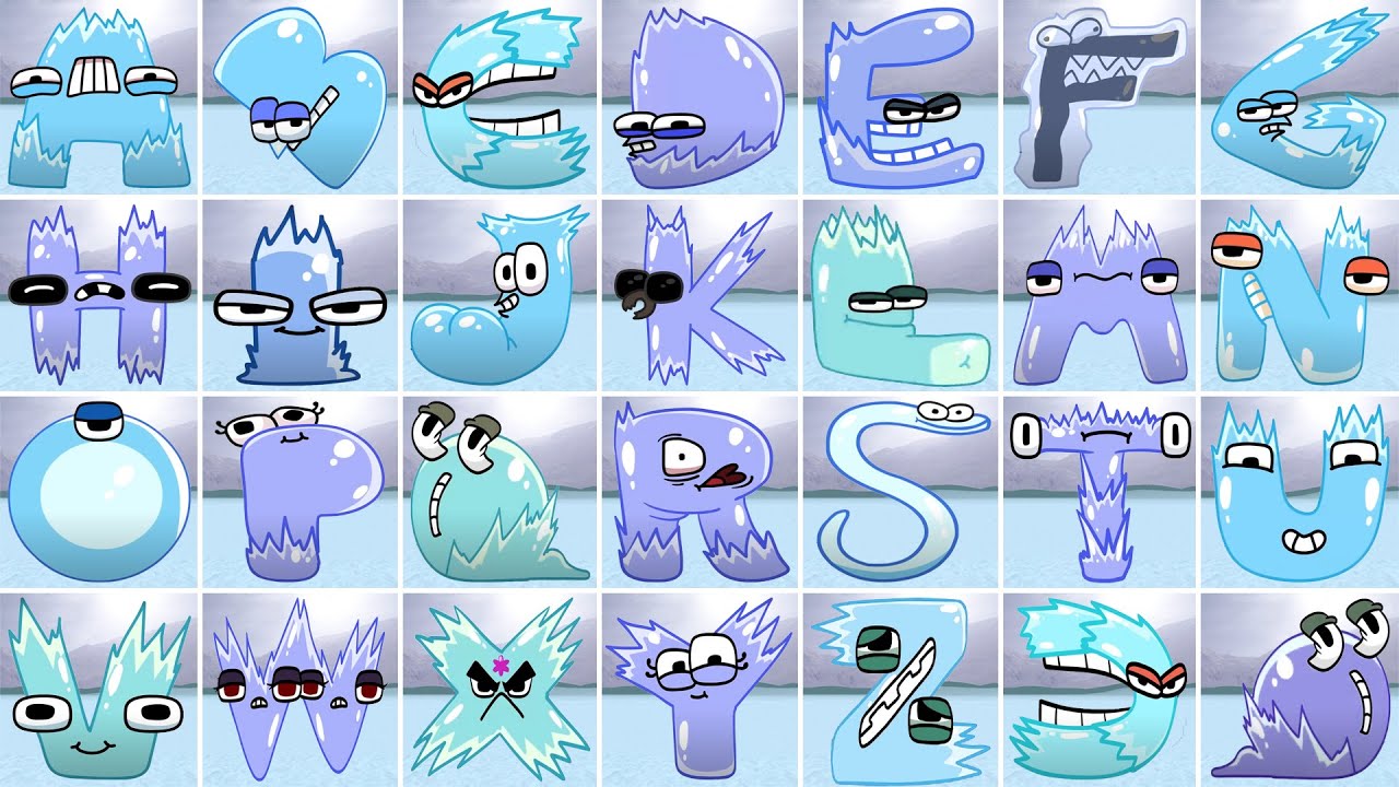 DESTROY ALL FROZEN 3D ALPHABET LORE FAMILY in Garry's Mod!