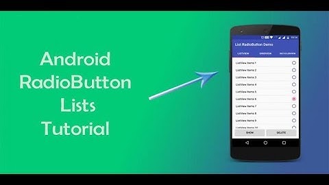 Android Tutorial for Beginners  RadioButton Basics Example With Source code