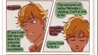 Adrien Finds Out Marinette is Ladybug! (Miraculous Comic Dub)