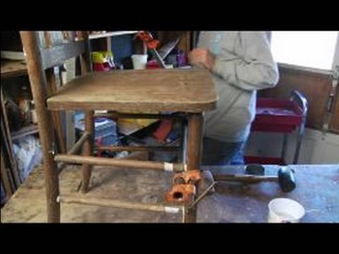 How to Repair & Restore an Old Chair : How to Clamp the Chair