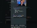 Clean up your javascript code by using object destructing #shorts