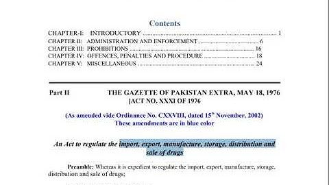 The Drug Inspector (1/5). Who is a Drug Inspector according to the Drugs Act 1976 and DRAP Act 2012.