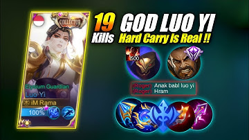 19 KILLS 9x LEGENDARY | LUO YI GOD 100% BRUTAL DAMAGE