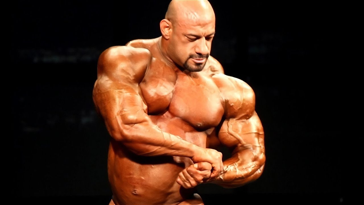 Egyptian IFBB Pro bodybuilder Anwar El Sayed - IFBB Toronto Super Show 2014