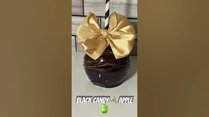 BLACK CANDY APPLES | #sweets #candy #candiedfruit #candyapples #treats #