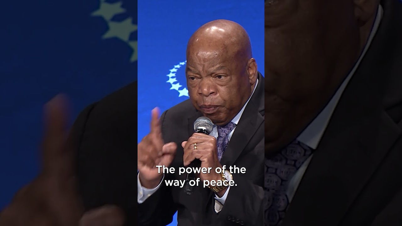John Lewis: "Hate is too heavy a burden to bear. The way of love is better."