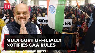 CAA becomes a reality; Modi govt officially notifies Citizenship Amendment Act rules